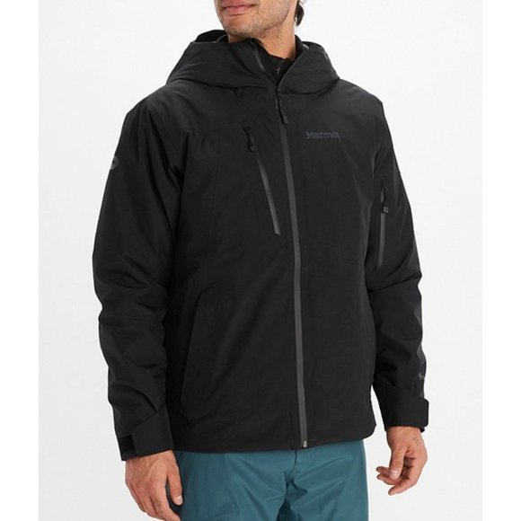 NWT Marmot Lightray Zip-Front Snow Jacket Black XL 2XL — $350